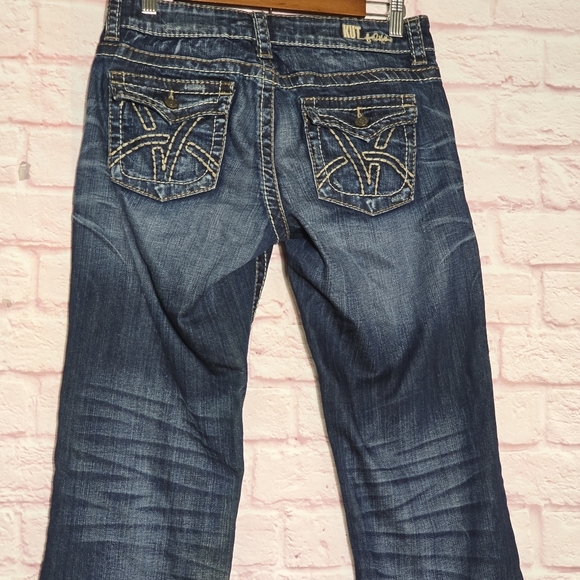 Kut FroM The Cloth So Low Boot Cut  Denim Jeans Size 8 - Picture 3 of 13